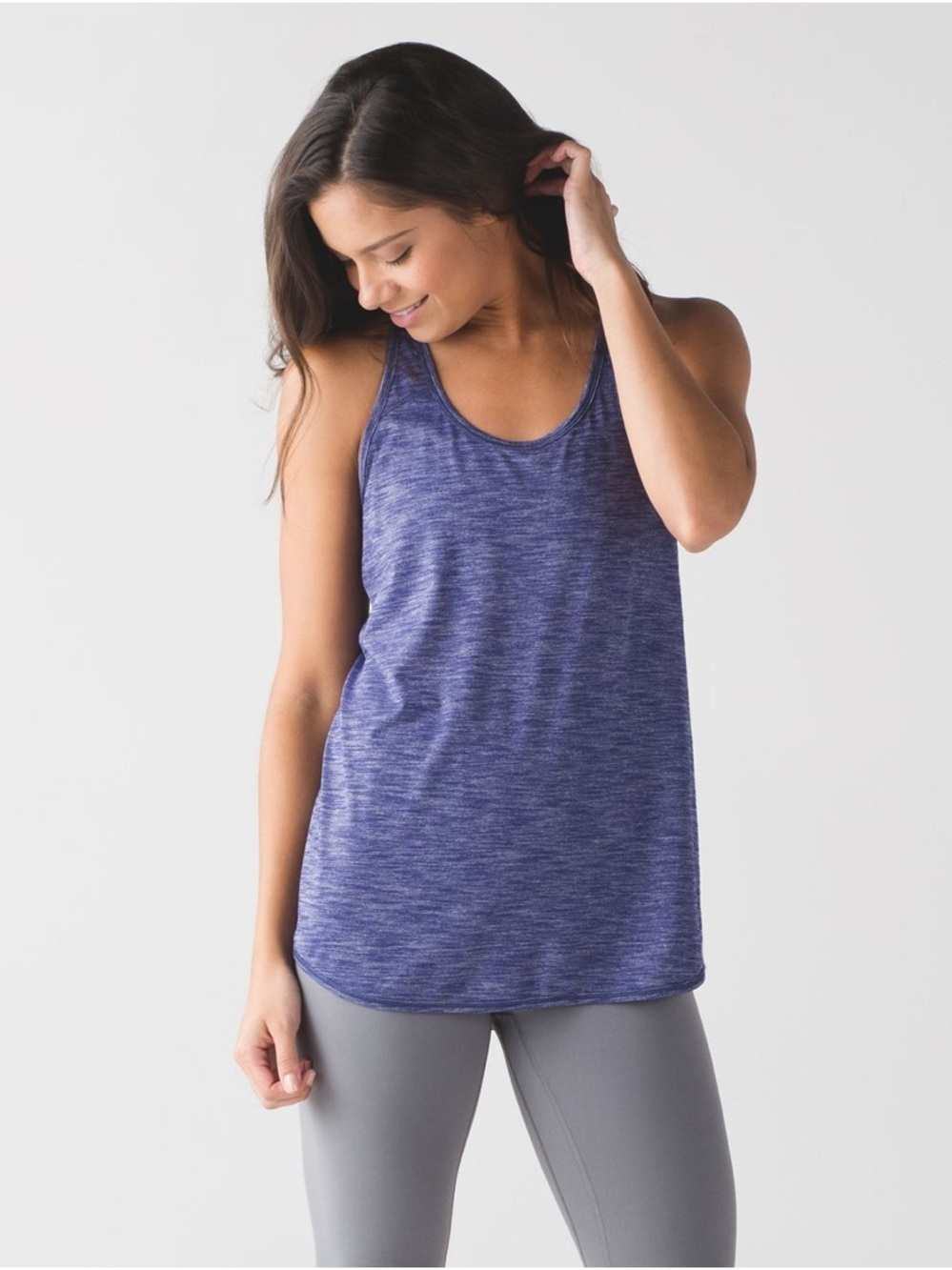 Lululemon Essential Tank -Heathered Emperor Blue